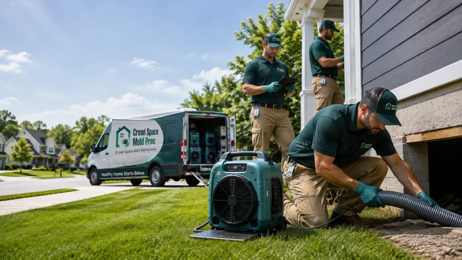 Crawl Space Mold Removal in Berrien Center, MI